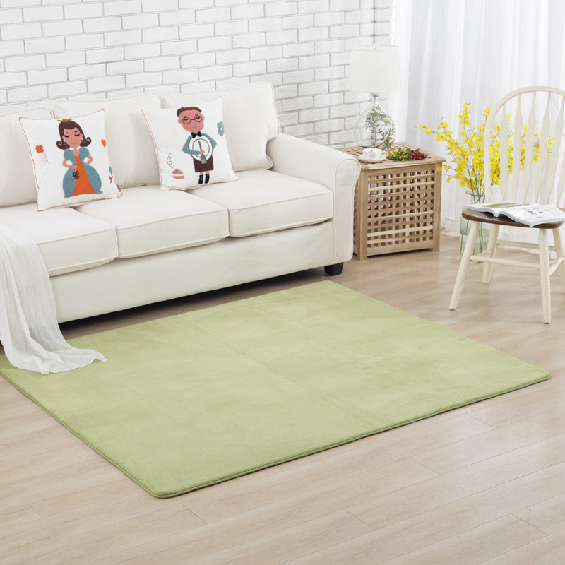 Tapis nature naturel multi-couleurs Polyster Tapis lavable non résistant aux teintures sans glissement