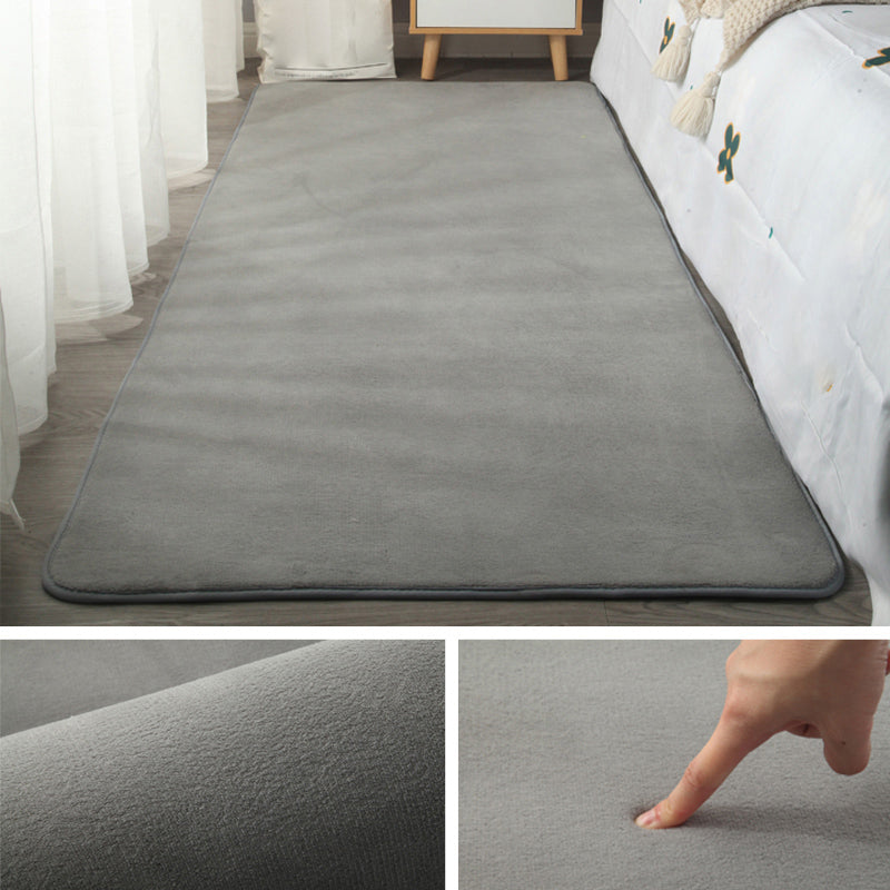 Alfombra de dormitorio simplicidad Área lisa multicolor polipropileno Alfombra resistente a las manchas sin deslizamiento