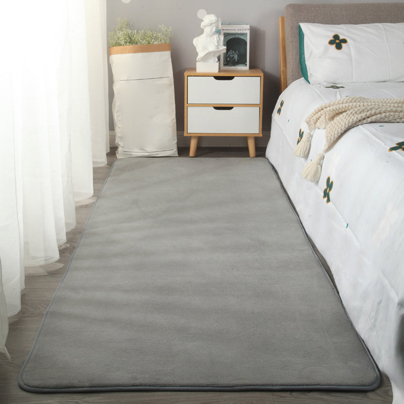 Alfombra de dormitorio simplicidad Área lisa multicolor polipropileno Alfombra resistente a las manchas sin deslizamiento