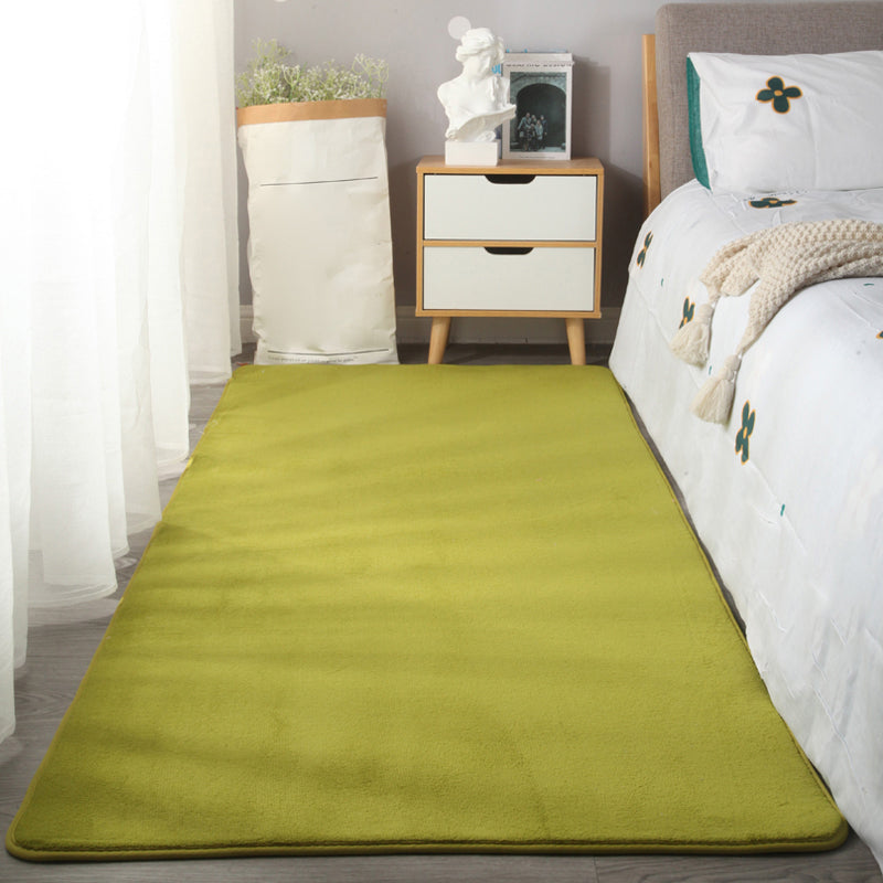 Alfombra de dormitorio simplicidad Área lisa multicolor polipropileno Alfombra resistente a las manchas sin deslizamiento