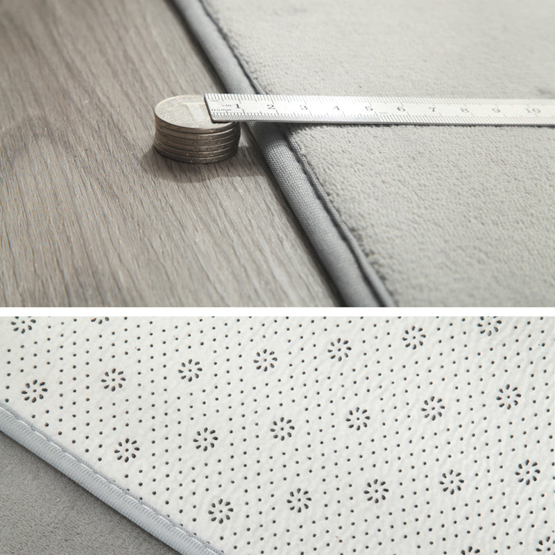 Alfombra de dormitorio simplicidad Área lisa multicolor polipropileno Alfombra resistente a las manchas sin deslizamiento