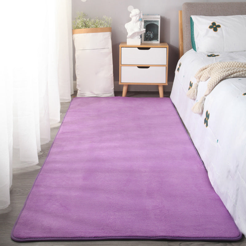 Alfombra de dormitorio simplicidad Área lisa multicolor polipropileno Alfombra resistente a las manchas sin deslizamiento