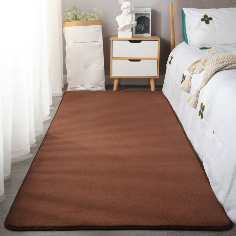 Alfombra de dormitorio simplicidad Área lisa multicolor polipropileno Alfombra resistente a las manchas sin deslizamiento