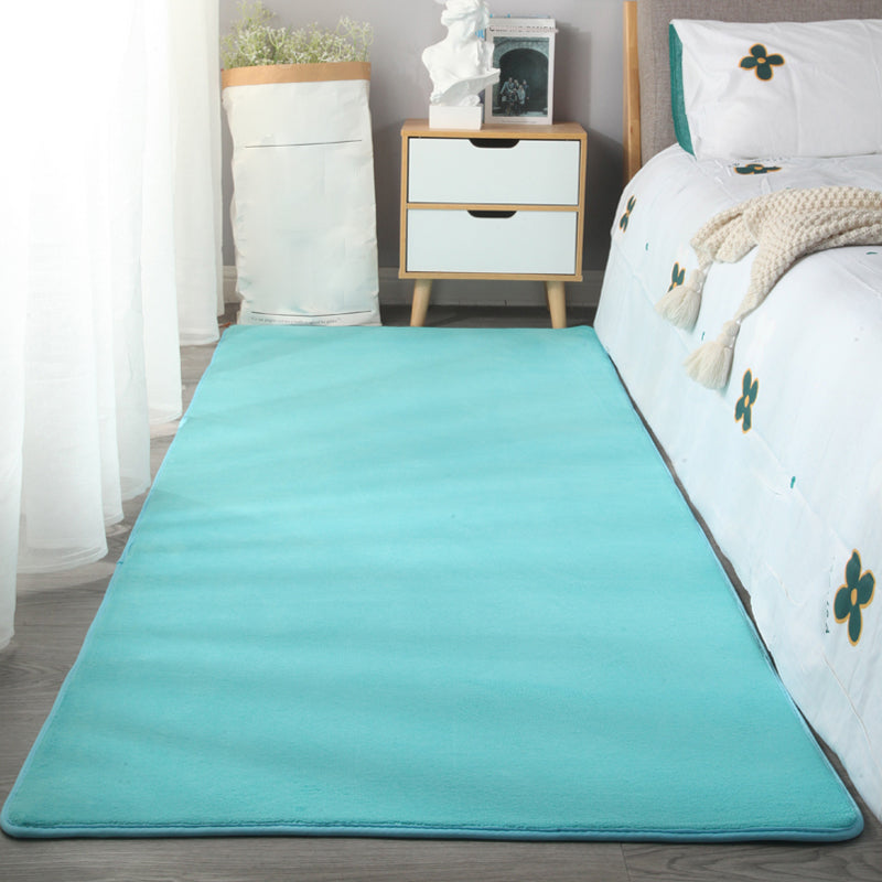 Alfombra de dormitorio simplicidad Área lisa multicolor polipropileno Alfombra resistente a las manchas sin deslizamiento