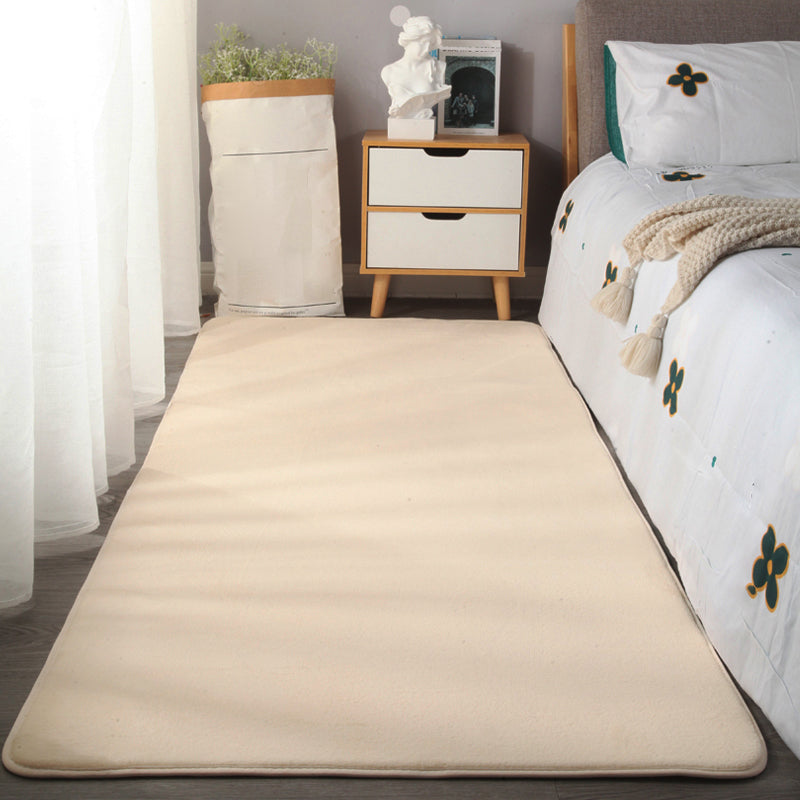 Alfombra de dormitorio simplicidad Área lisa multicolor polipropileno Alfombra resistente a las manchas sin deslizamiento