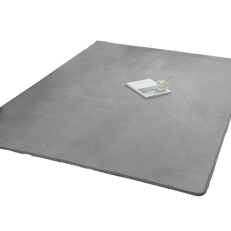 Tapis moderne multimoral moderne Coton Coton Plain Indoor Tapis de support antidérapant Easy Care pour chambre