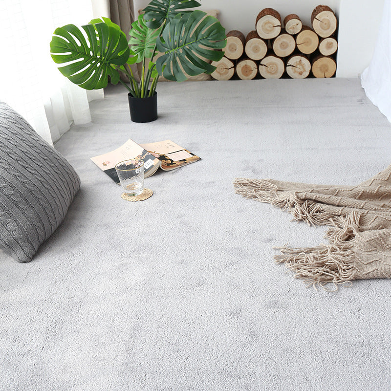 Tapis moderne multimoral moderne Coton Coton Plain Indoor Tapis de support antidérapant Easy Care pour chambre
