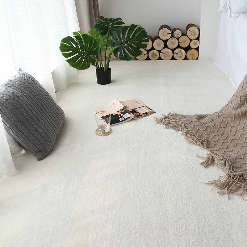 Tapis moderne multimoral moderne Coton Coton Plain Indoor Tapis de support antidérapant Easy Care pour chambre