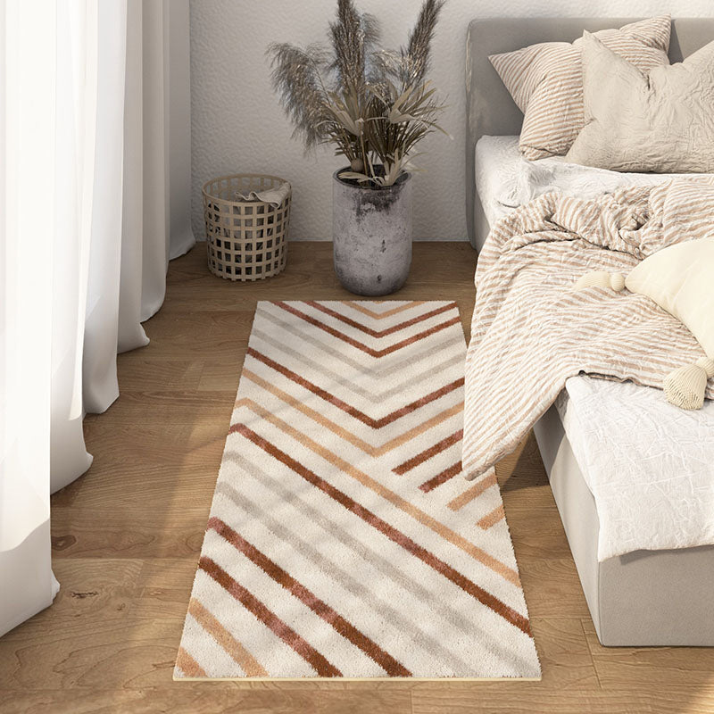 Tappeto a base di camera da letto multi -colore etnico geometrico polipropilene Pieto per animali domestici tappeto interno