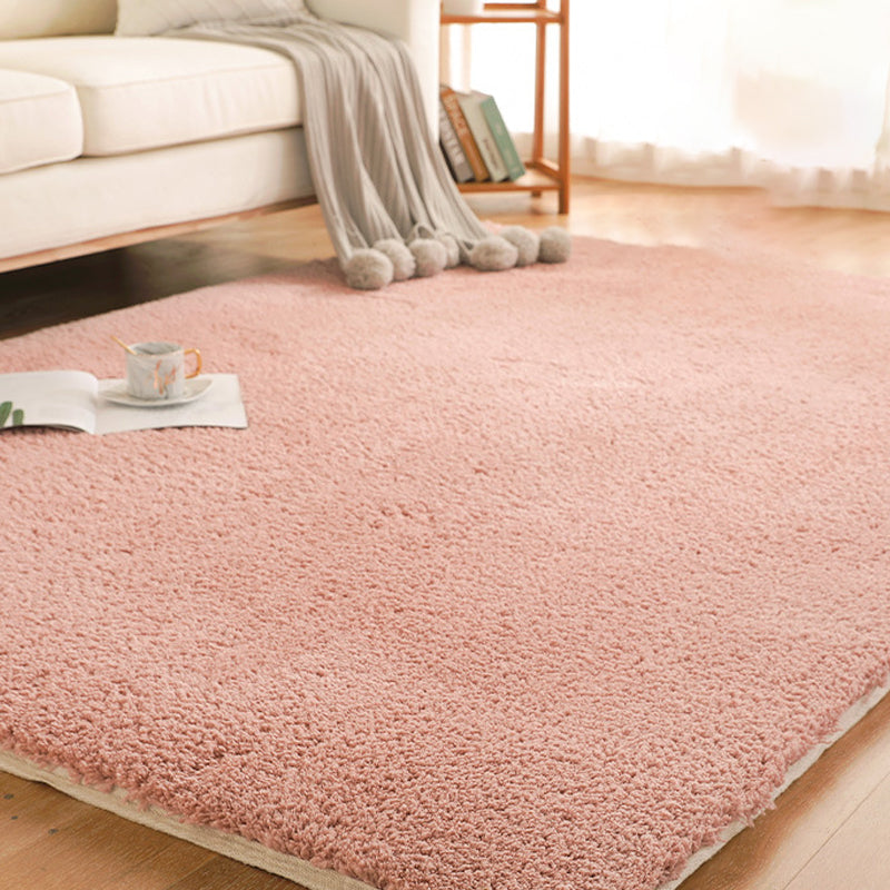 Tapis uni multicolore en polypropylène, zone apaisante, facile d'entretien, antidérapant, adapté aux animaux de compagnie, pour chambre