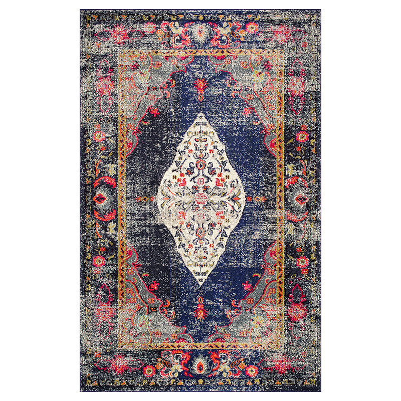 Shabby chic abstract tapijt Meerkleurig polyster binnentapijt Antislip achterkant Wasbaar tapijt voor decoratie