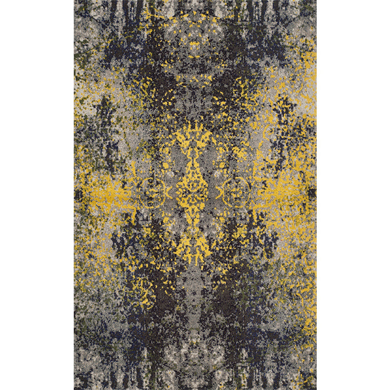 Shabby chic abstract tapijt Meerkleurig polyster binnentapijt Antislip achterkant Wasbaar tapijt voor decoratie