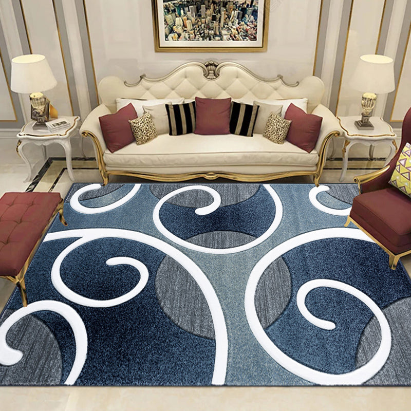 Sanitär Teppich Multi-Color Geometrisches Muster Innenteppich Polyster Haustierfreundlicher Waschblatt Teppich