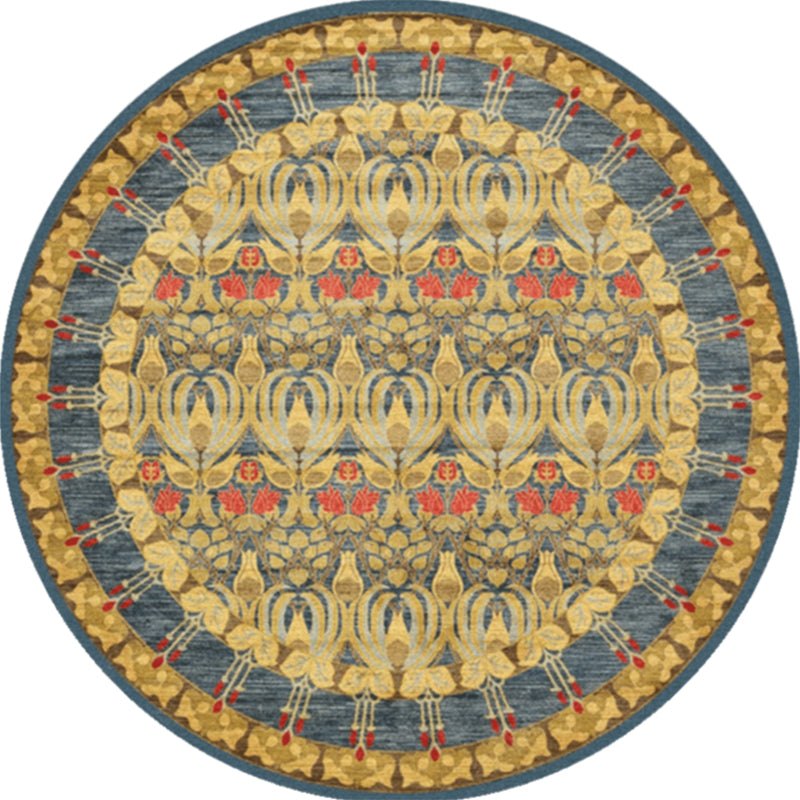 Alfombra de estampado tribal marroquí de la alfombra de la alfombra del área multicolor de la alfombra sin deslizamiento para el salón para salón