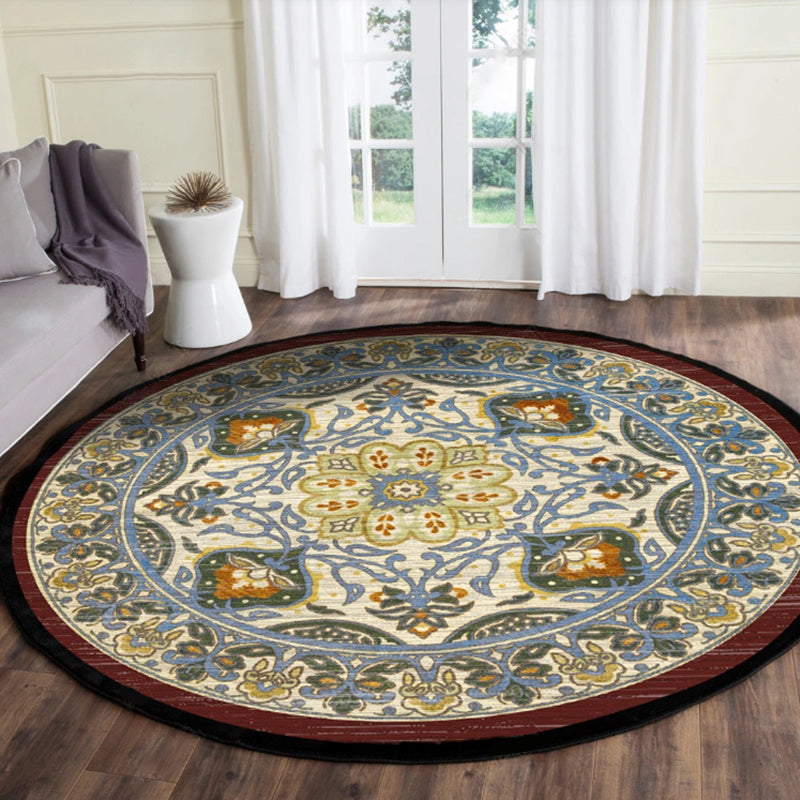 Multi-kleuren woonkamer Tapijt Oosterse tribale tribale patronen Trug Synthetica Pet Vriendelijk Easy Care Carpet