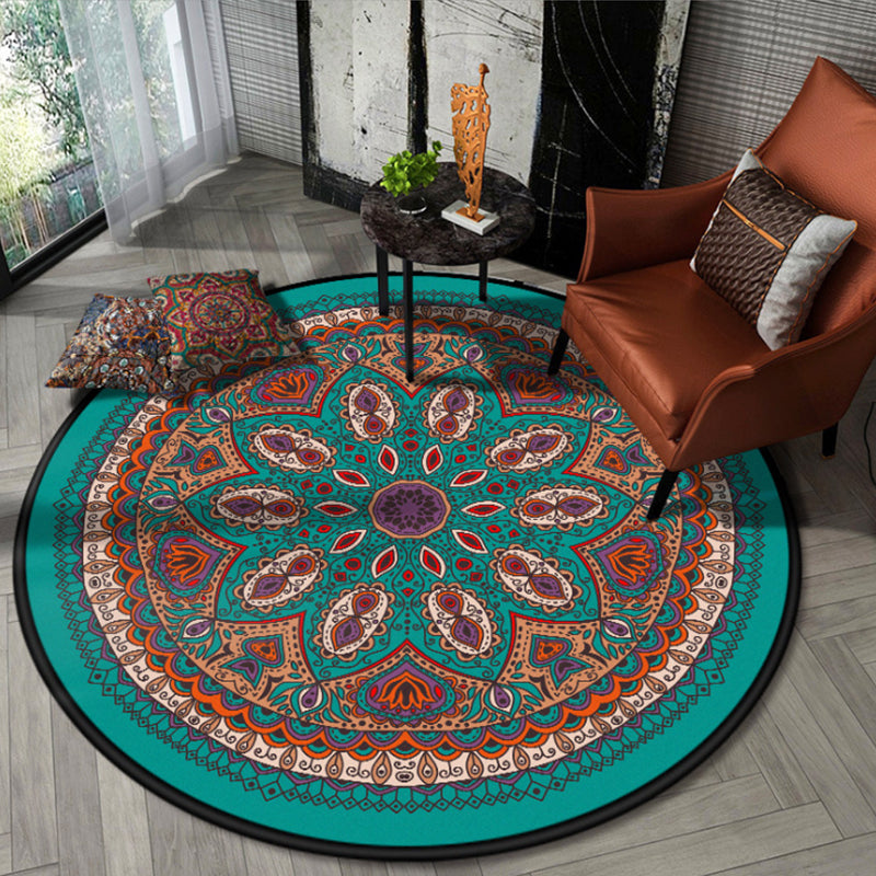 Vintage multi-kleuren tribale tapijten polypropyleen americana tapijt anti-slip huisdiervriendelijke vlekbestendig kleed voor salon