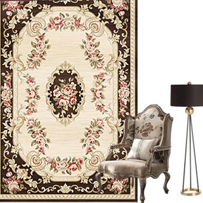 Southwestern Stammes gemustertes Teppich Multi-Farb-Polyster-Teppich nicht rutscher Maschinenwaschbarer Teppich für Wohnzimmer