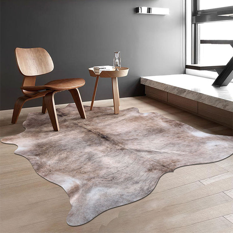 A forma irregolare tappeto per la pelle animale polso a tappeto casual polinyster per la lavabile per decorazione per decorazione