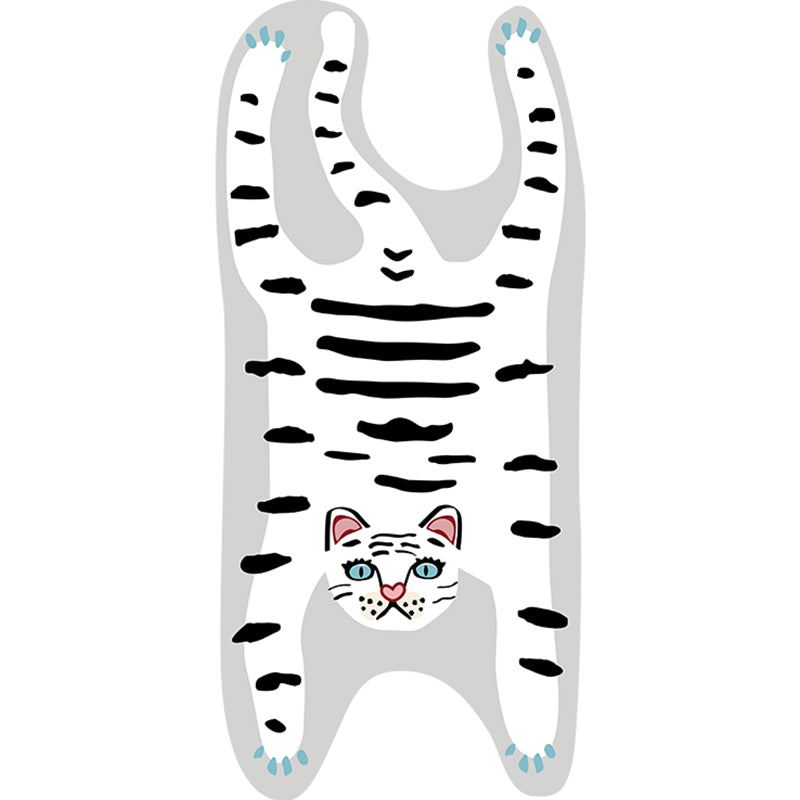Tapis Unique multicolore en fibre super fine, imprimé peau d'animal, antidérapant, facile d'entretien, pour chambre à coucher