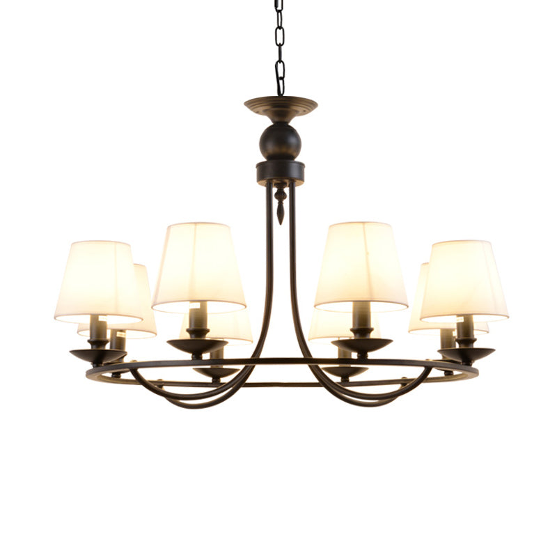 Tono de cubo tela iluminación de techo de la sala de estar tradicional lámpara de lámpara