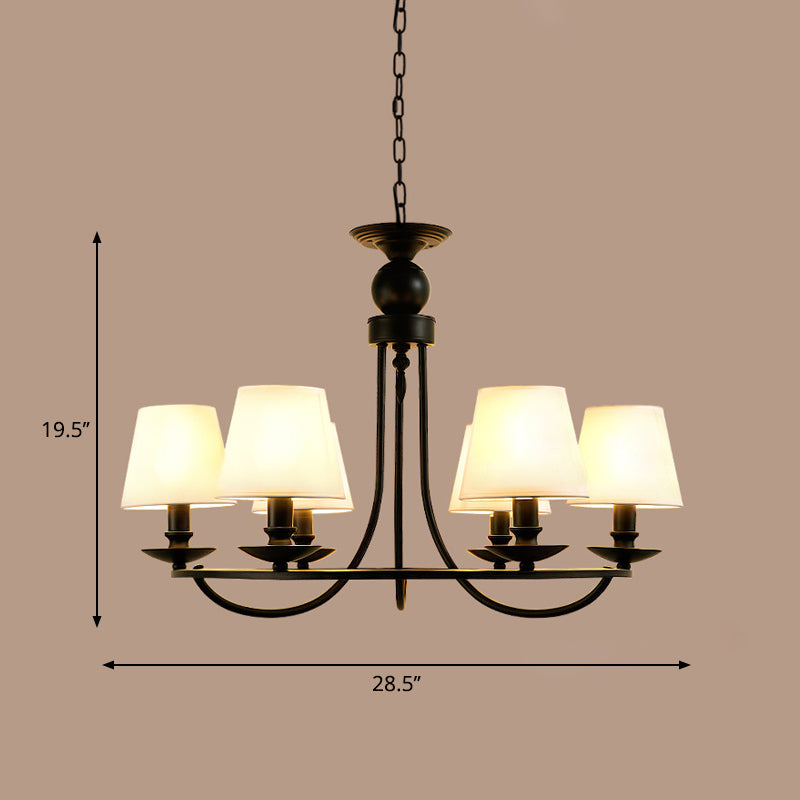 Éclairage de plafond de tissu de teigne de seau