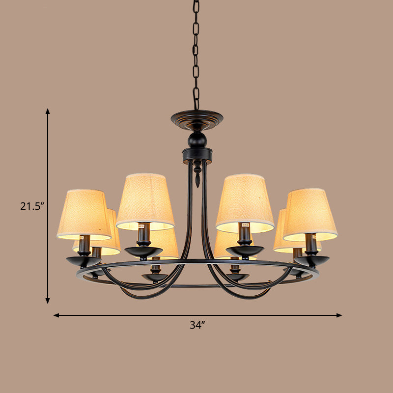 Éclairage de plafond de tissu de teigne de seau