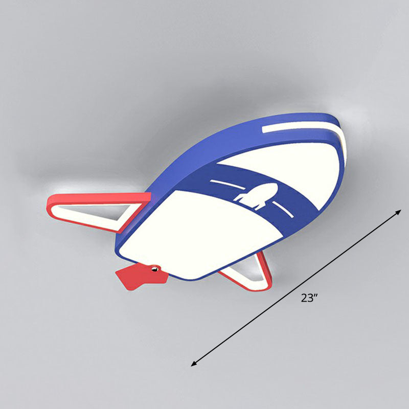 Kinder-Flugzeug-LED-Unterputz-Acryl-Unterputz-Deckenbeleuchtung für Kinderzimmer in Blau