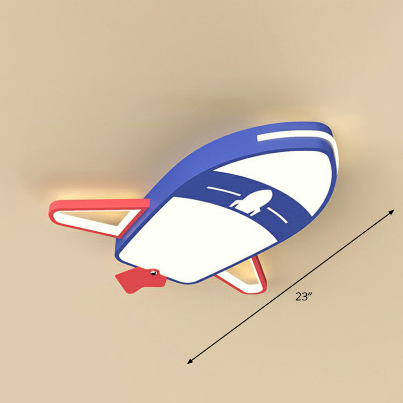 Kinder-Flugzeug-LED-Unterputz-Acryl-Unterputz-Deckenbeleuchtung für Kinderzimmer in Blau