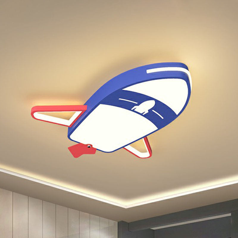 Kinder-Flugzeug-LED-Unterputz-Acryl-Unterputz-Deckenbeleuchtung für Kinderzimmer in Blau