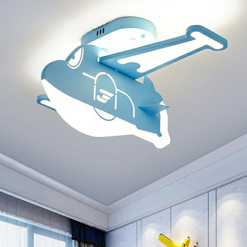 Acrylic Plane Flush Light Minimalist LED Flush Ceiling Light Fixture for Child Room