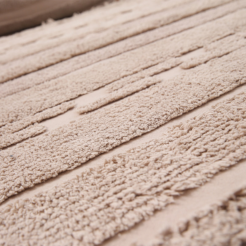 Multicolored Stripe Rug Cotton Western Area Rug Washable Stain-Resistant Easy Care Carpet for Bedroom