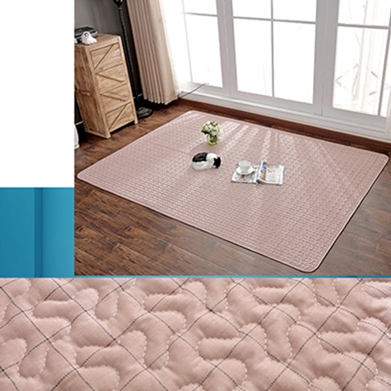 Comfort Living Room Rug Multi Color Geometric Printed Area Carpet Non-Slip Backing Washable Rug