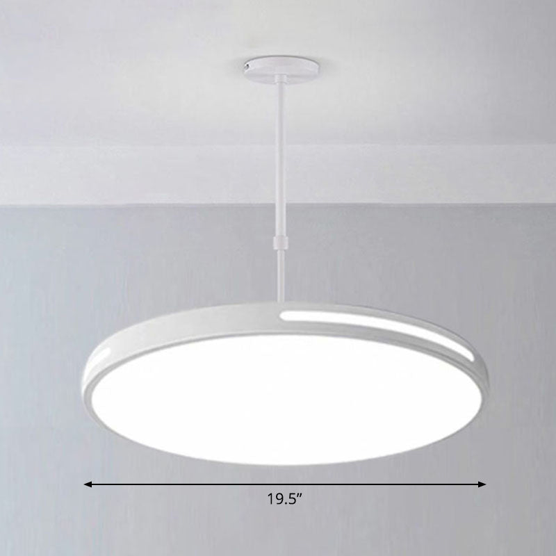 Lampada del lampadario acrilico della sala riunioni circolari Rileeti Lampada a ciondolo LED PENDANT