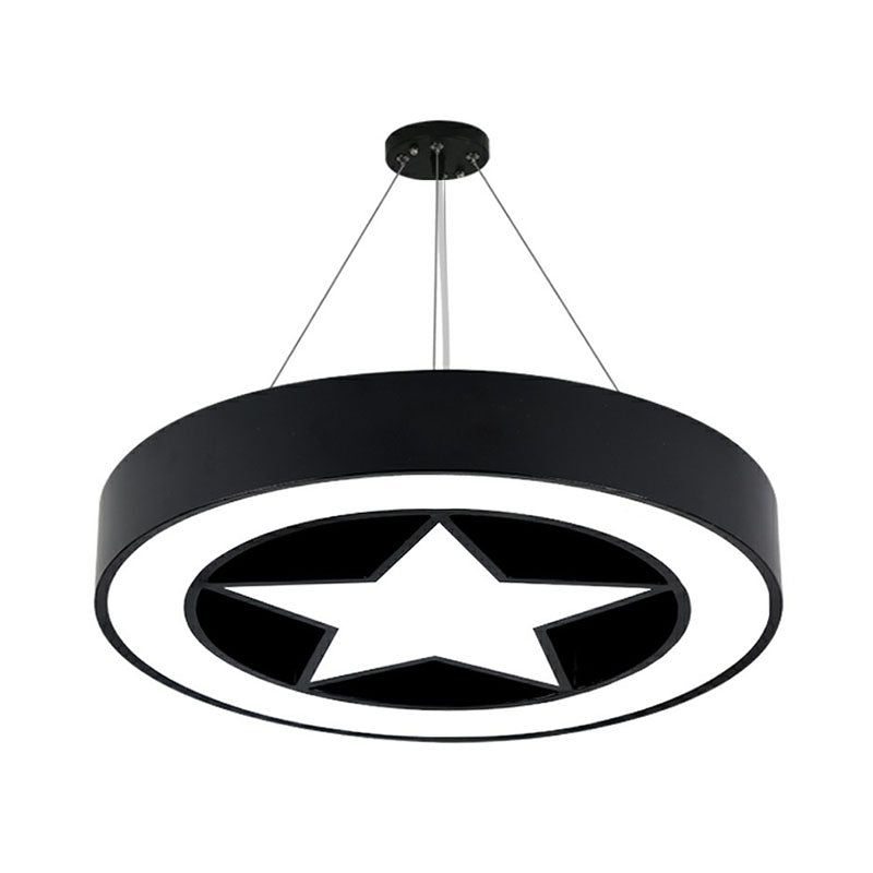 Minimalistische cirkelvormige kroonluchter verlichting Acryl vergaderruimte LED HANDER LICHT