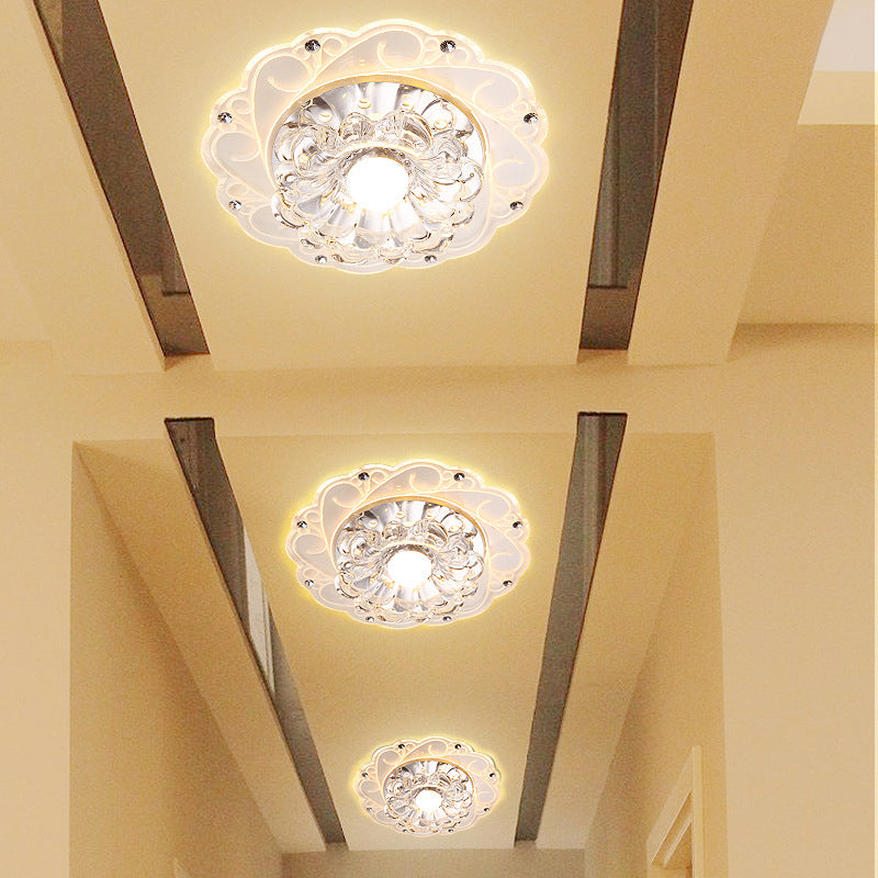 Blossom luminaire encastré minimaliste Crystal Inlet LED luminaire encastré