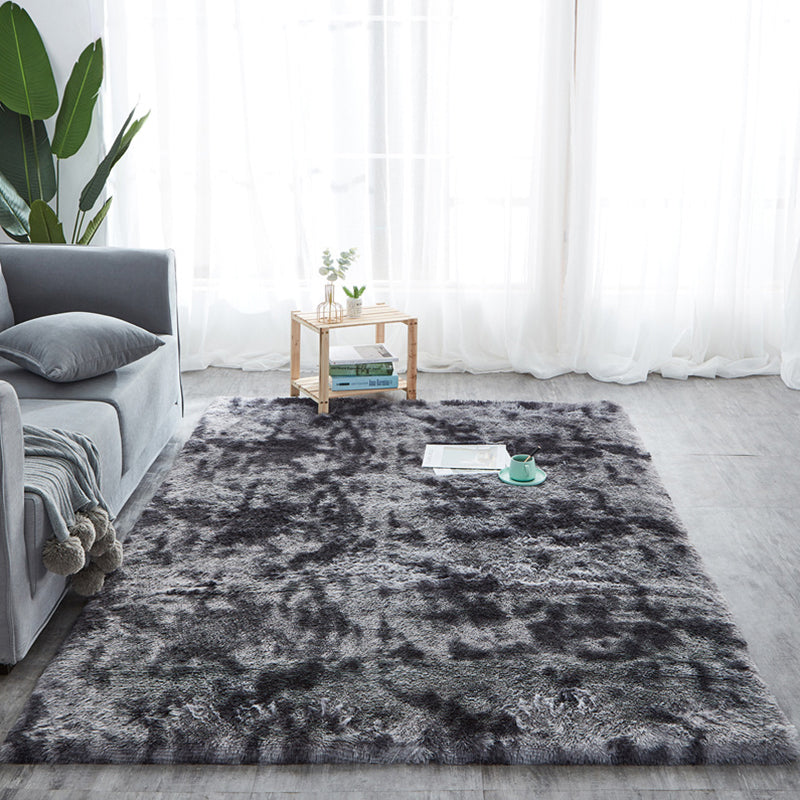 Stijlvol minimalistisch binnentapijt, meerkleurig tie-dye-tapijt, antislip-machinewastapijt voor thuis