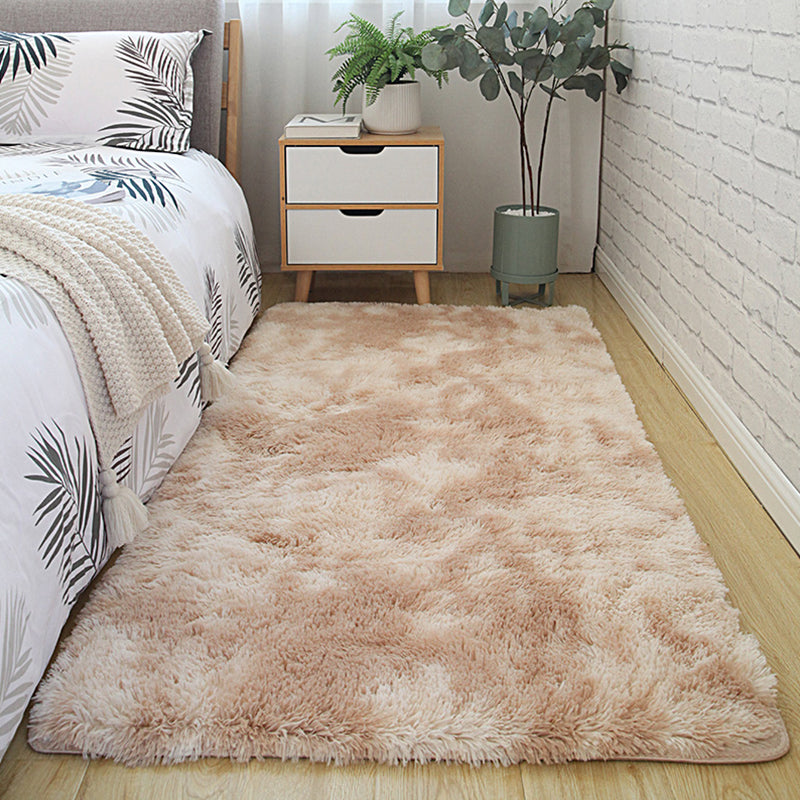 Weicher mehrfarbiger Rug-Rug-Synthetik Nordic Style Teppich Anti-Schlupftier-Friend-freundlicher Maschinenwaschableie für Schlafzimmer
