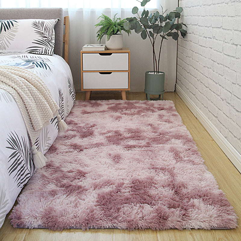 Weicher mehrfarbiger Rug-Rug-Synthetik Nordic Style Teppich Anti-Schlupftier-Friend-freundlicher Maschinenwaschableie für Schlafzimmer