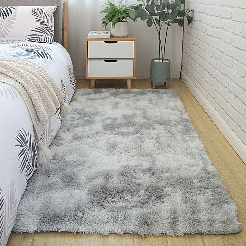 Weicher mehrfarbiger Rug-Rug-Synthetik Nordic Style Teppich Anti-Schlupftier-Friend-freundlicher Maschinenwaschableie für Schlafzimmer
