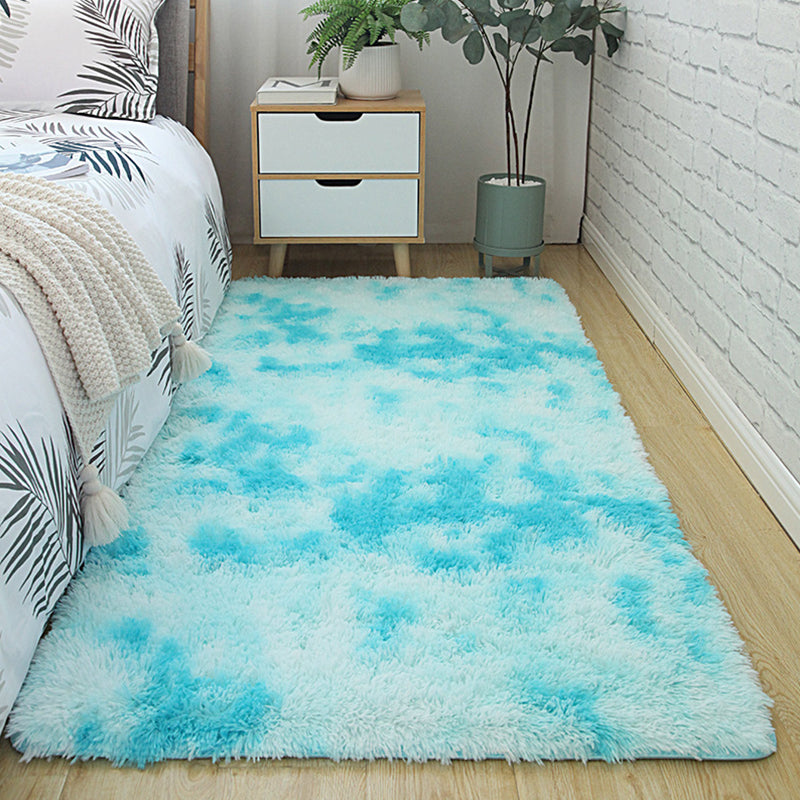 Weicher mehrfarbiger Rug-Rug-Synthetik Nordic Style Teppich Anti-Schlupftier-Friend-freundlicher Maschinenwaschableie für Schlafzimmer