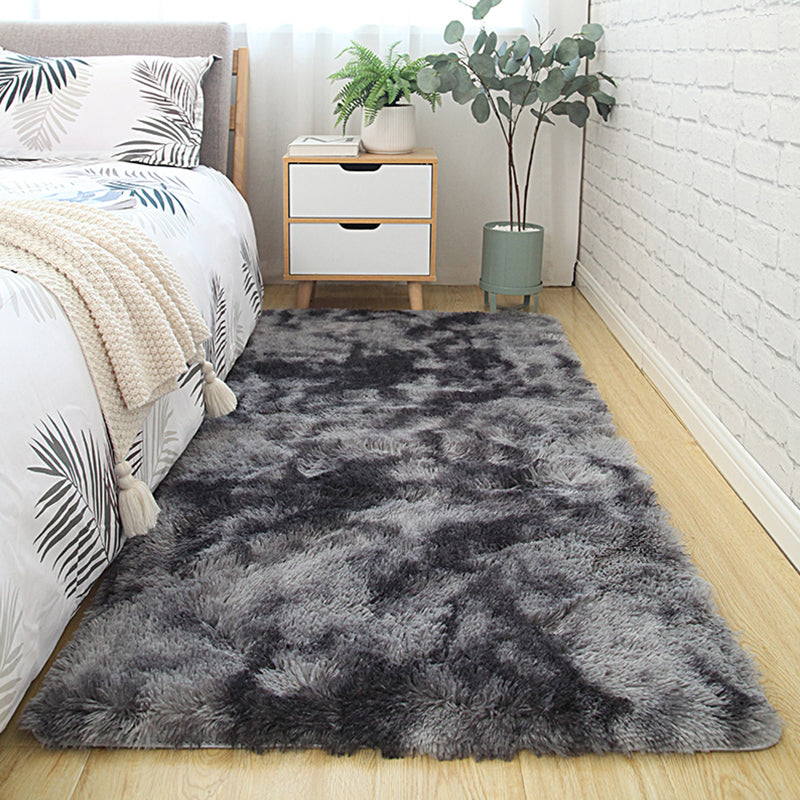 Weicher mehrfarbiger Rug-Rug-Synthetik Nordic Style Teppich Anti-Schlupftier-Friend-freundlicher Maschinenwaschableie für Schlafzimmer