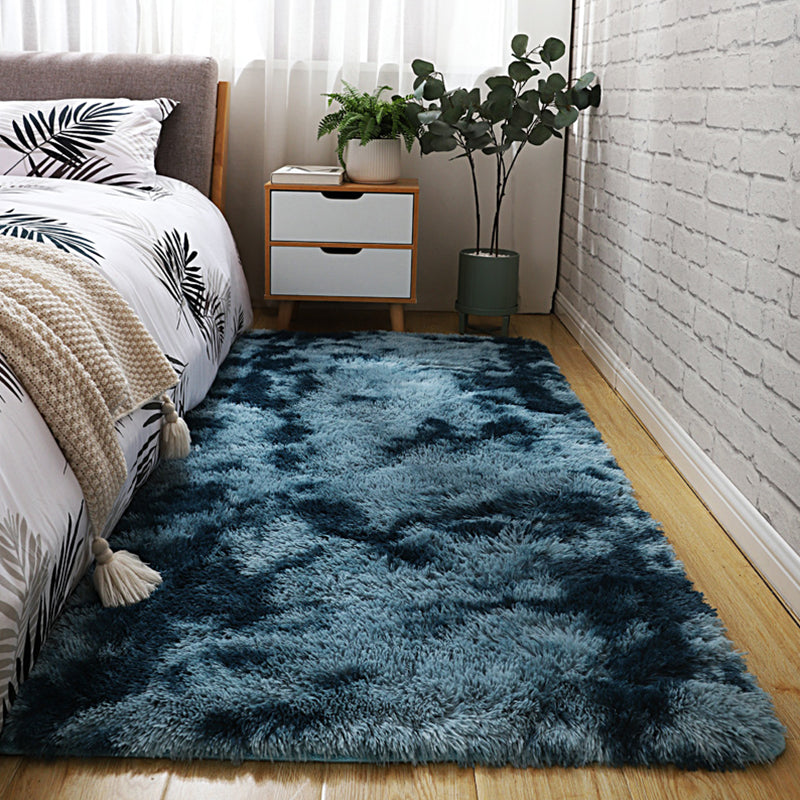 Weicher mehrfarbiger Rug-Rug-Synthetik Nordic Style Teppich Anti-Schlupftier-Friend-freundlicher Maschinenwaschableie für Schlafzimmer
