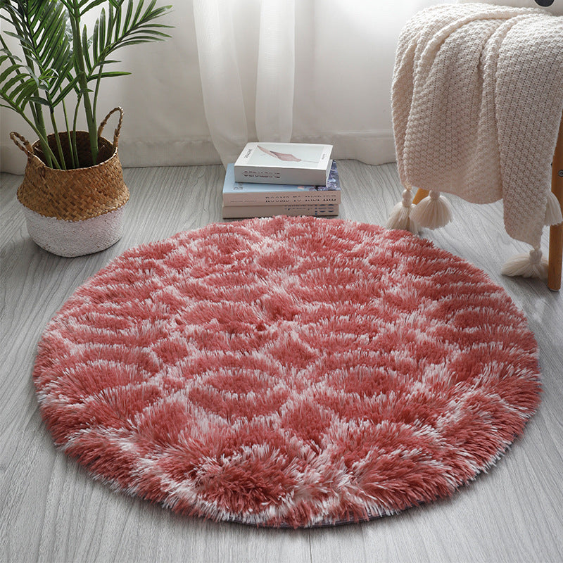 Synthétique à imprimé géométrique multicolore Synthétique relaxant tapis relaxant Tymage résistant à glisser le tapis lavable pour la maison