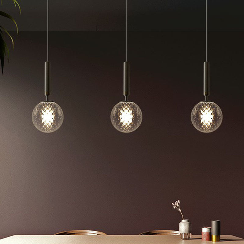 Postmoderne stijl bal hanglamp lichtglas 1 lamp slaapkamer gesuspendeerd verlichtingsarmatuur