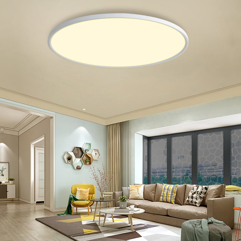 Disk Led Flush Mount Ceiling Light Nordic Acrylic Living Room Flush Mount Fixture