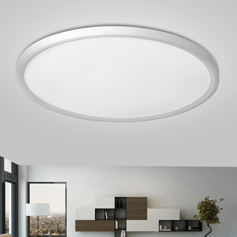 Disk Led Flush Mount Ceiling Light Nordic Acrylic Living Room Flush Mount Fixture