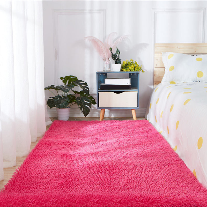 Eenvoud slaapkamer vloerkleed veelkleurig gewone vloerkleed ruige huisdiervriendelijke anti-slip vacuümreinigingskleed