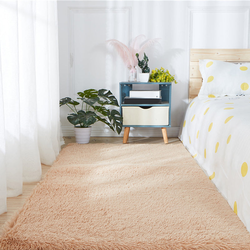 Eenvoud slaapkamer vloerkleed veelkleurig gewone vloerkleed ruige huisdiervriendelijke anti-slip vacuümreinigingskleed