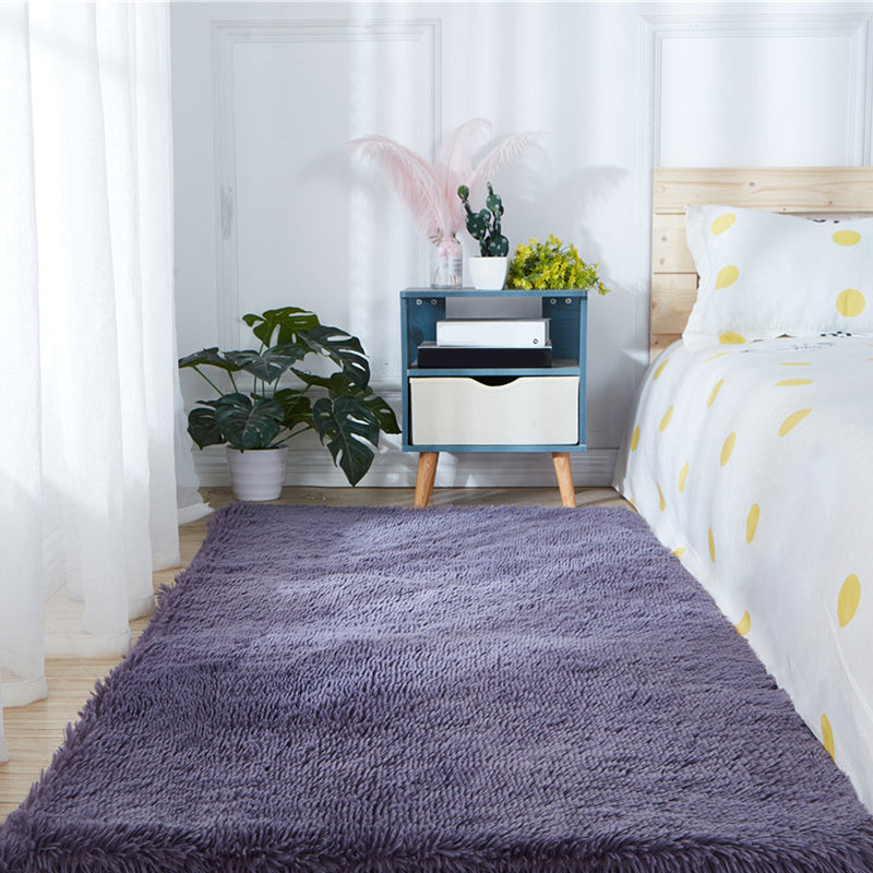 Eenvoud slaapkamer vloerkleed veelkleurig gewone vloerkleed ruige huisdiervriendelijke anti-slip vacuümreinigingskleed
