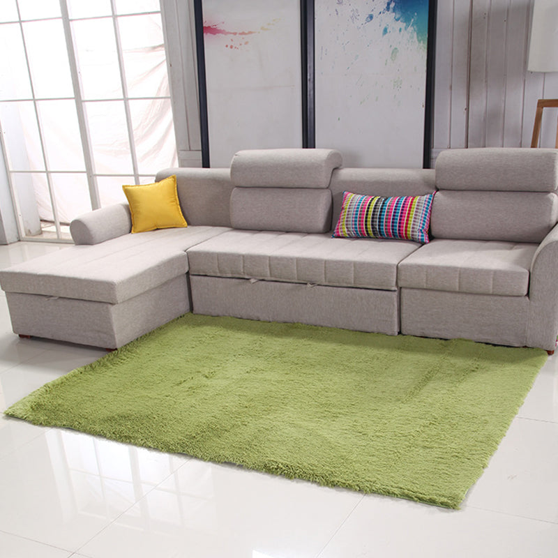 Eenvoudige eenvoudig tapijt Multicolor kunstmatige wol Tapijt Anti-slip huisdiervriendelijk vloerkleed voor de woonkamer